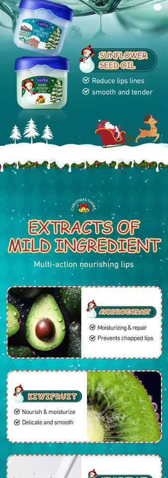 Christmas Gift Box,Lip Balm 4PCS/box Lip Makeup Set,
