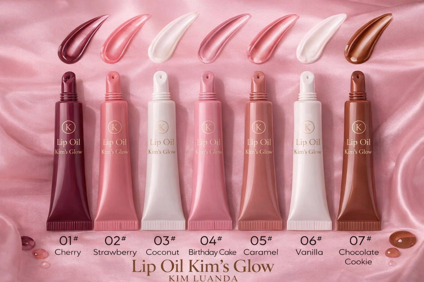 Lip Oil Kim’s Glow 10ml Polypeptide Colored Lip Balm Arnica Lip gloss Super Moisturizing Gel Plumping Makeup Hose. Lips feeling like the Sahara desert? Kim’s Glow lip oil is the magic wand: swipe it on, and boom—hydration city, population.