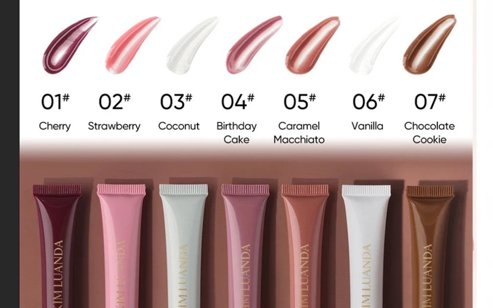 Lip Oil Kim’s Glow 10ml Polypeptide Colored Lip Balm Arnica Lip gloss Super Moisturizing Gel Plumping Makeup Hose