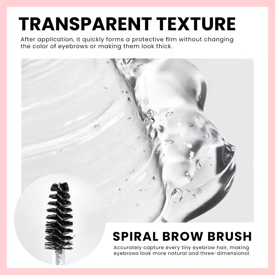 1PC 3D Eyebrow Shaping Gel, Lasting, Waterproof, Quick-Dry, Sweat-Resistant, Transparent Finish, Daily Makeup